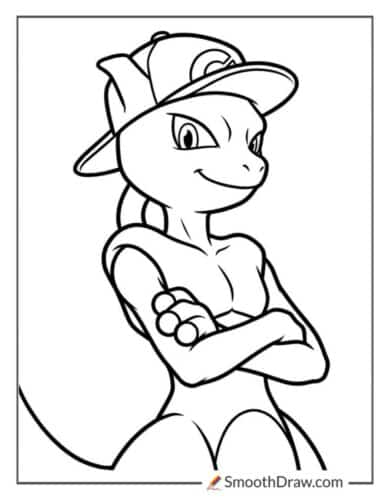 Mewtwo With A Trainer Hat