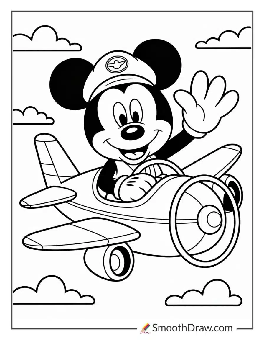 Mickey Mouse Airplane