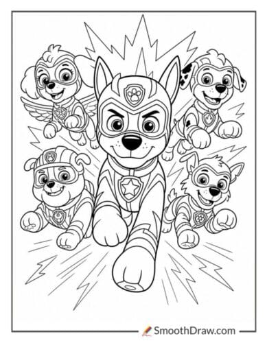 Mighty Pups Chase Leading The Charge