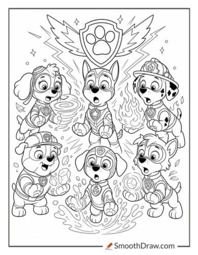 Mighty Pups Pups Getting Their Powers