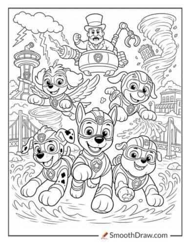 Mighty Pups Team Saving Adventure Bay