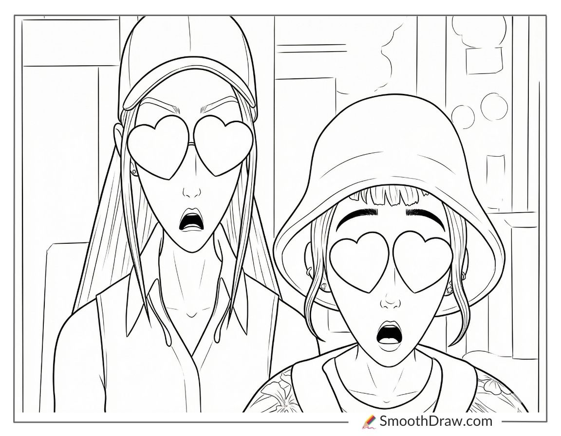 Mira And Zoey Coloring Pages