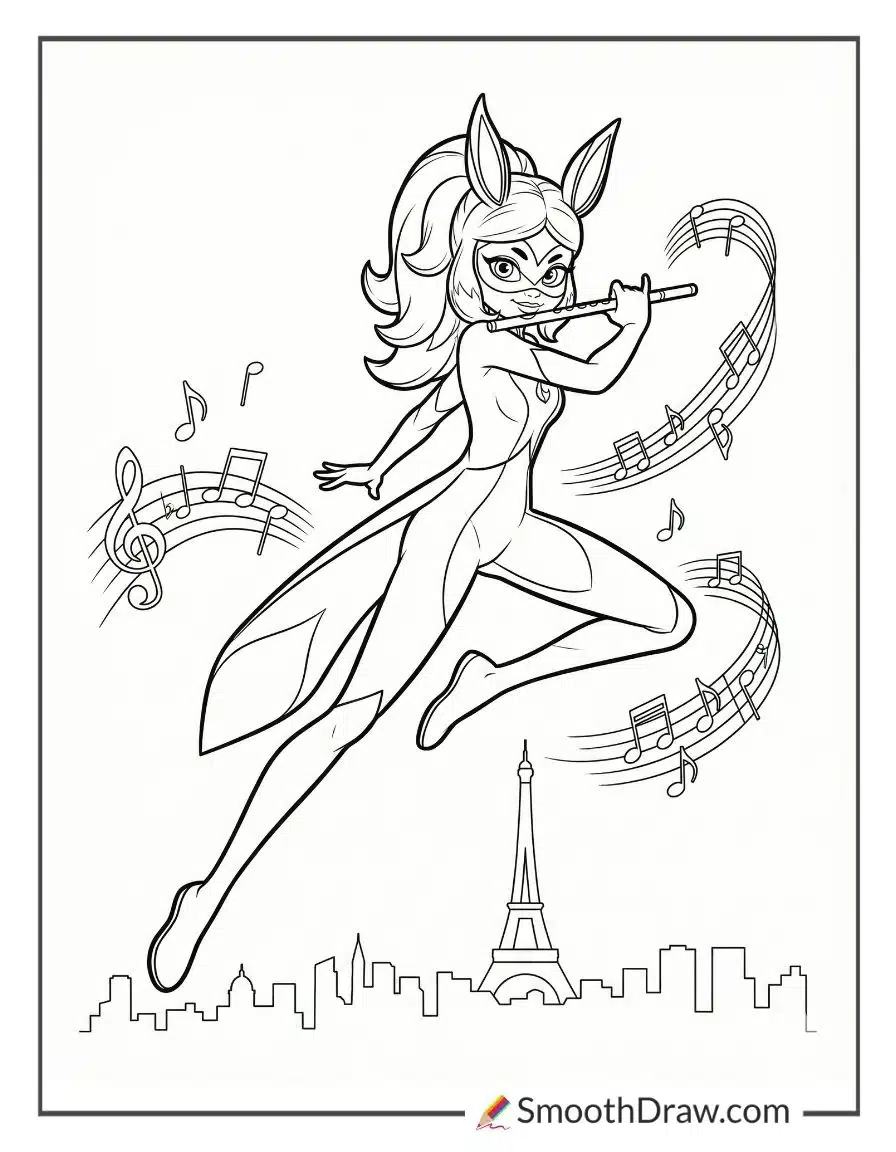 Miraculous Ladybug Juleka Coloring Pages