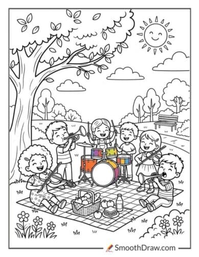 Musicians Performing Outdoors