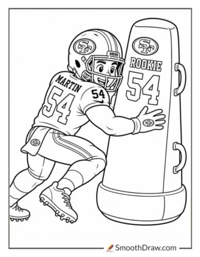 Nick Martin Rookie Tackle Drill