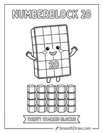 50 Numberblocks Coloring Pages (Free Printables)