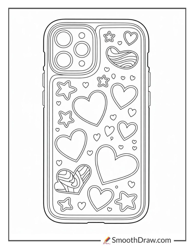 26 Phone Coloring Pages For Free (Printable PDFs)