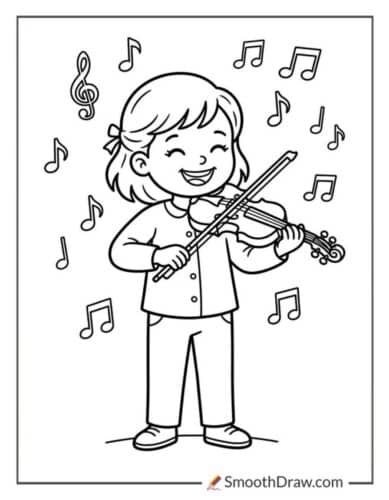 Playing The Violin