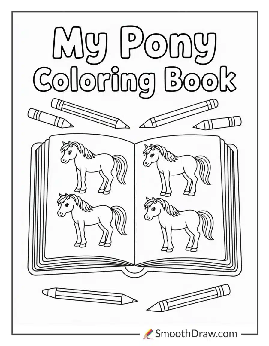 Pony Coloring Book