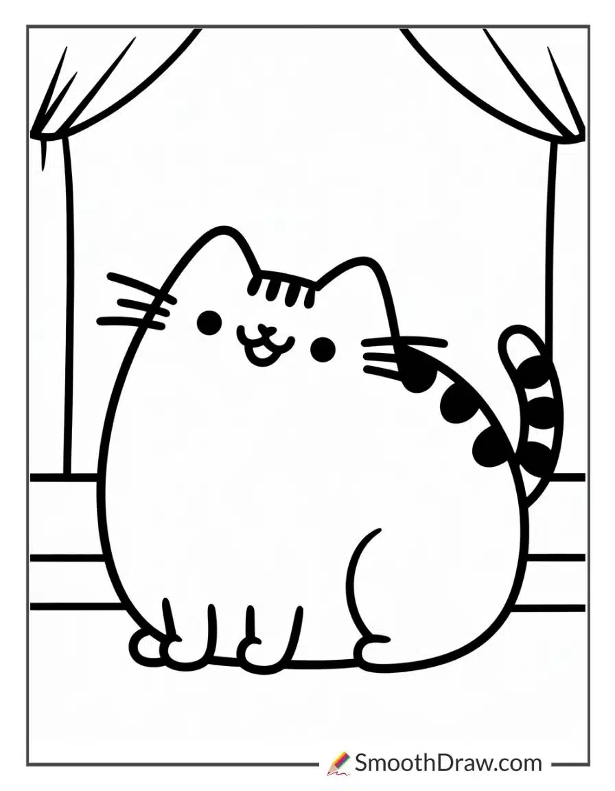 Pusheen Coloring Pages