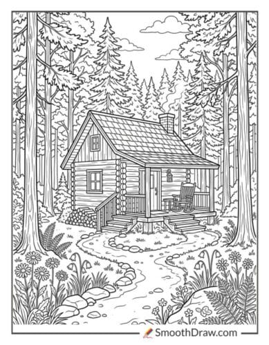 Quiet Cabin In Woods
