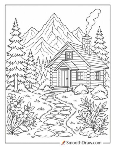 Quiet Mountain Cabin With Trees
