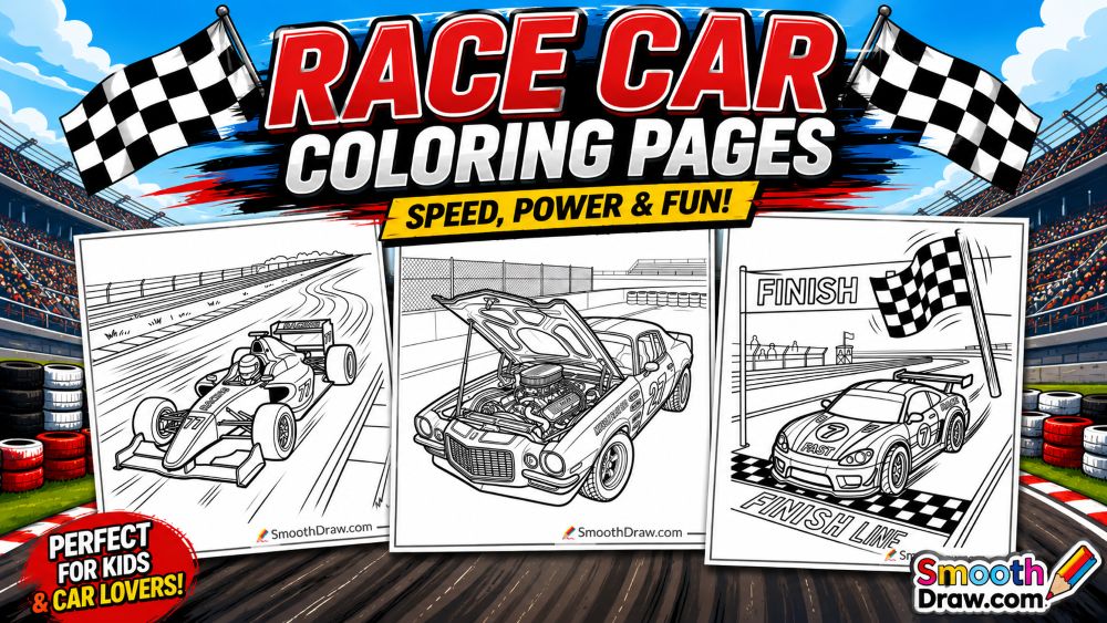 race car coloring pages t