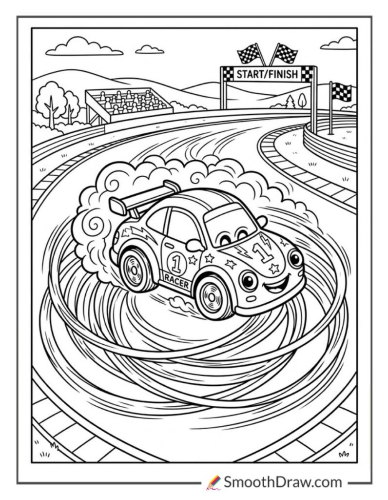 Saloon Racing Colouring In 50 Free Race Car Coloring Pages (PDFs & Online Coloring)