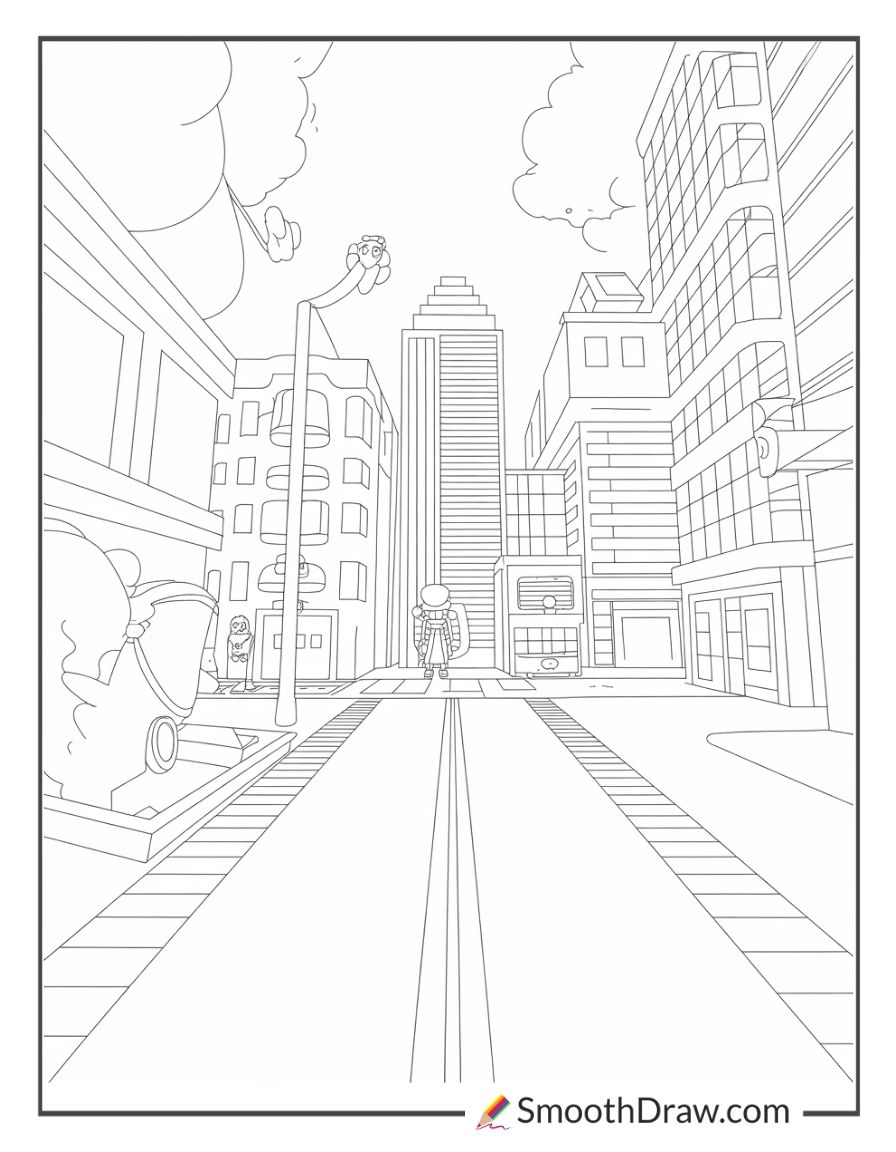 Roblox Mad City Coloring Pages