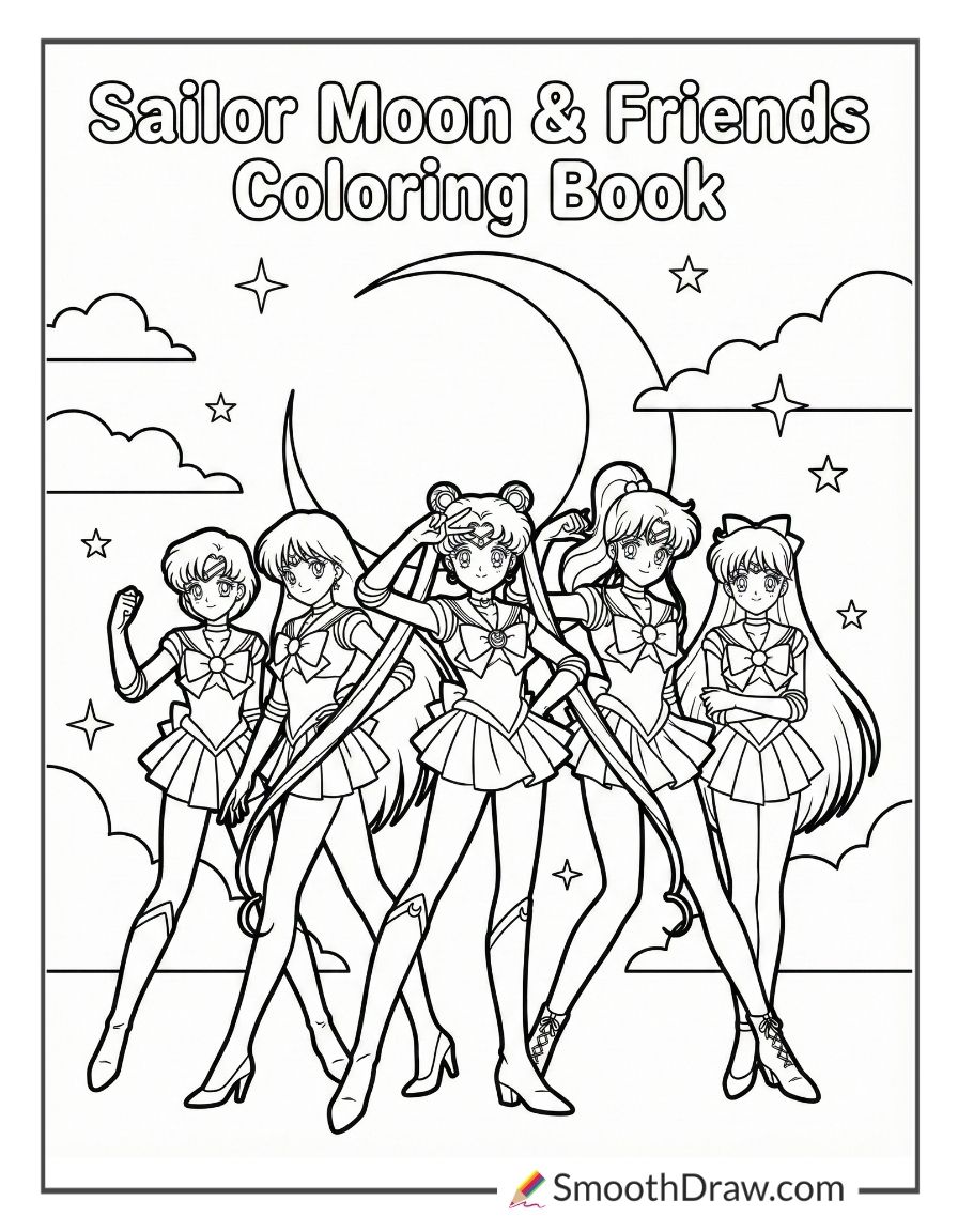 Sailor Moon Coloring Book