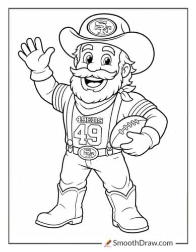 San Francisco 49ers Mascot Sourdough Sam