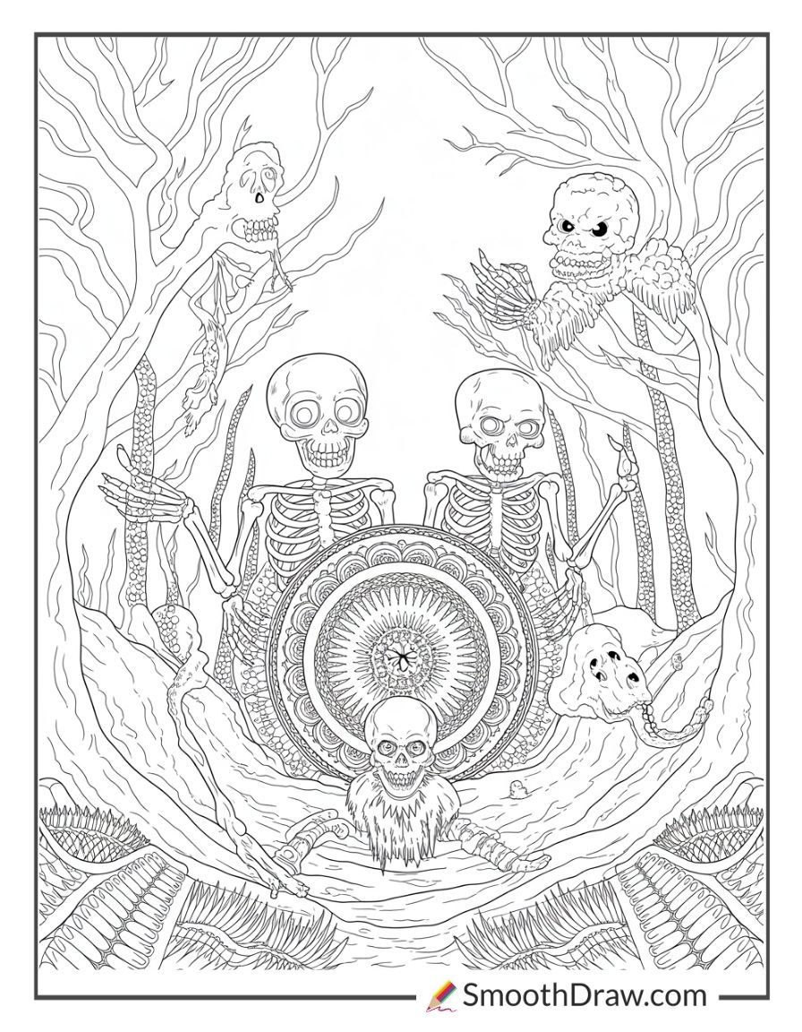 Scary Adult Coloring Pages