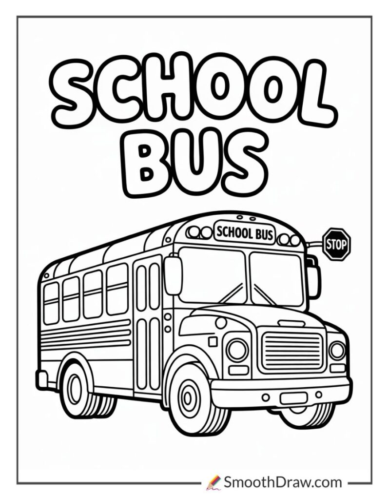 School Bus Rpintouts 34 School Bus Coloring Pages For Kids