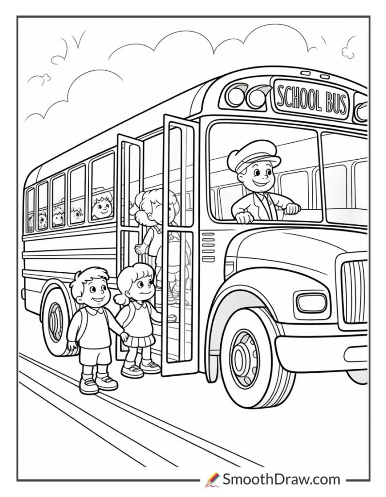 School Bus Rpintouts 34 School Bus Coloring Pages For Kids