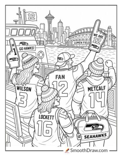 Seattle Seahawks Ferry Fan Trip