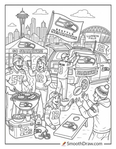 Seattle Seahawks Tailgate Party