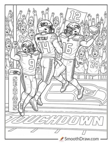 Seattle Seahawks Touchdown Celebration