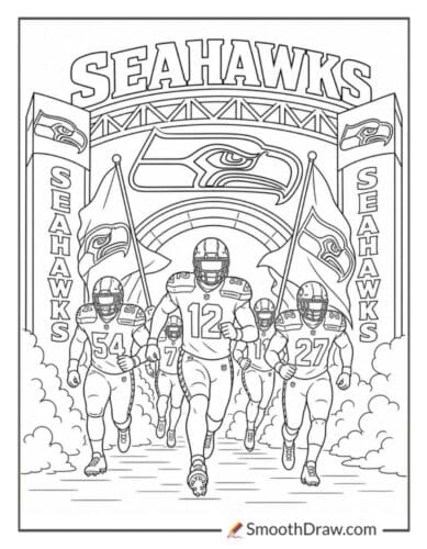 Seattle Seahawks Tunnel Entrance