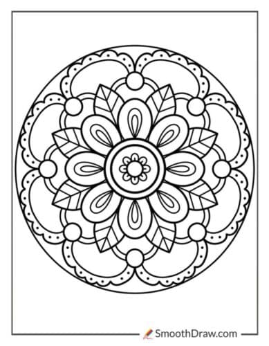 Simple Mandala For Beginners