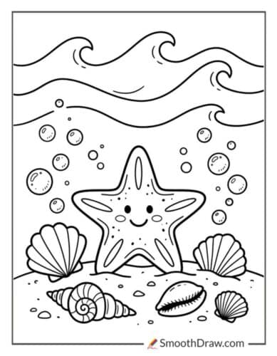 Simple Waves And Seashells