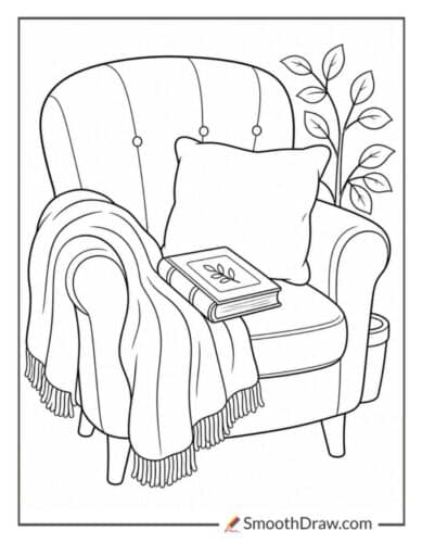 Soft Blanket And Book