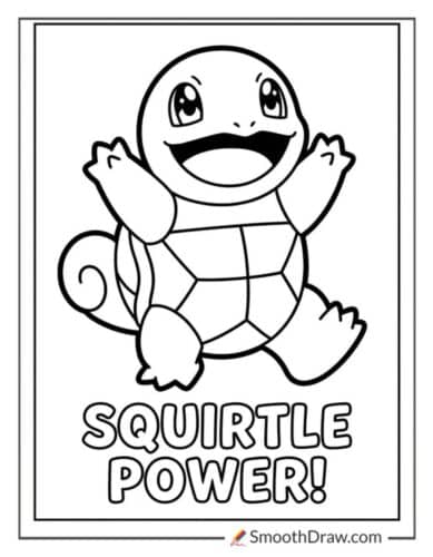 Squirtle With A Big Smile