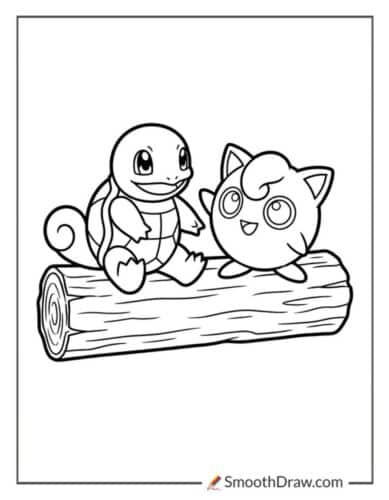 Squirtle With Jigglypuff