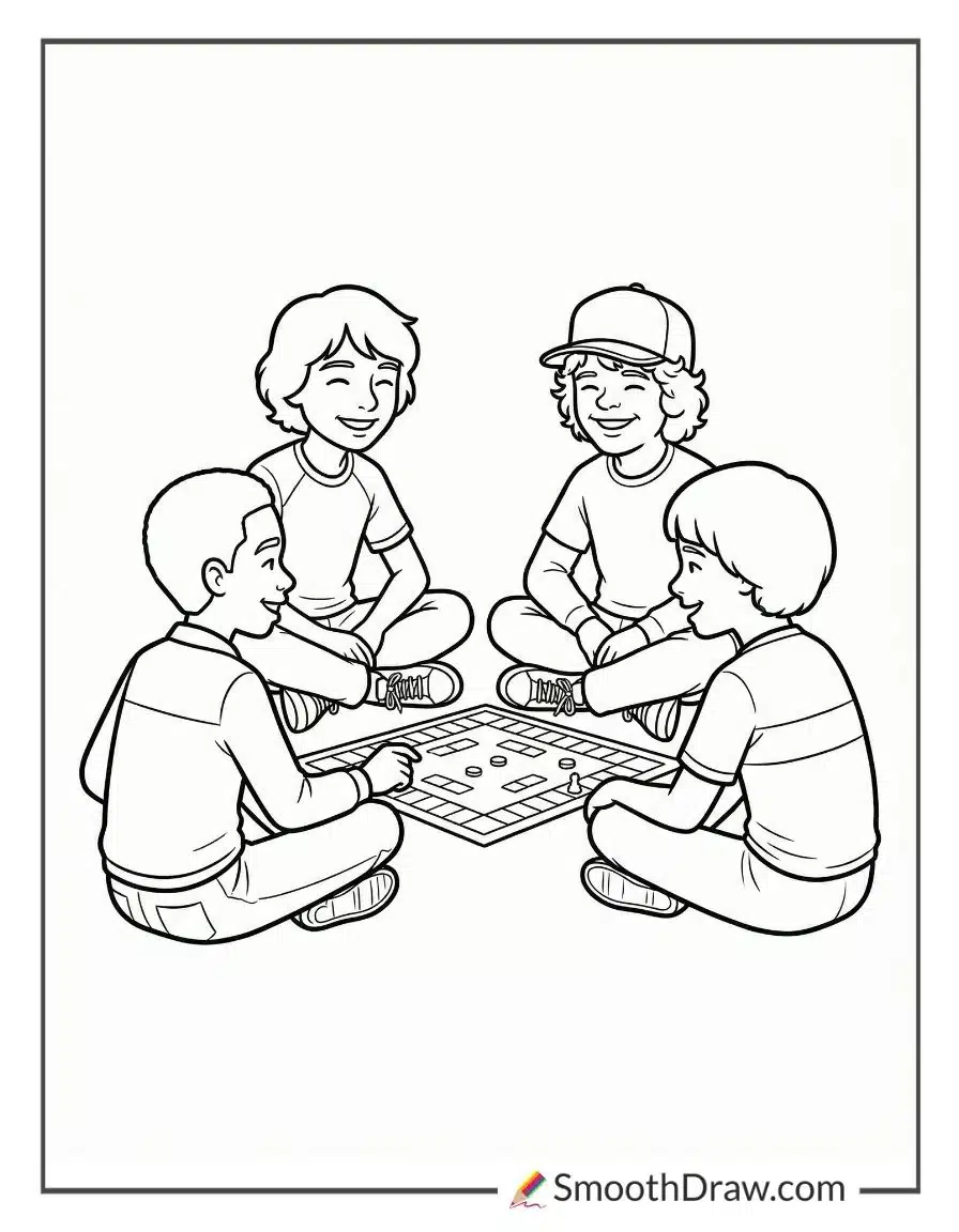 Stranger Things Coloring Pages For Kids