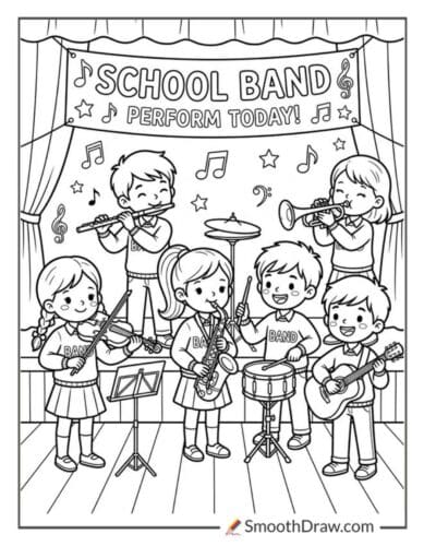 Students In A School B