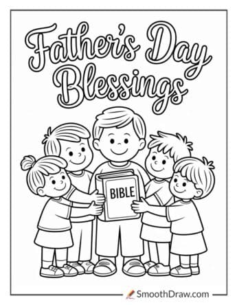sunday school fathers day coloring page