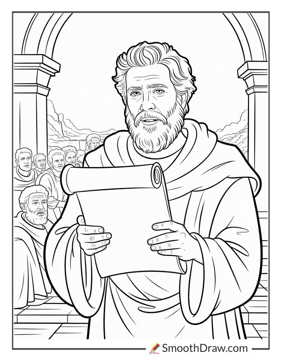 Sunday School Jeremiah Coloring Page