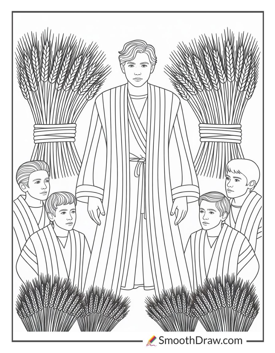 Sunday School Joseph Coloring Pages