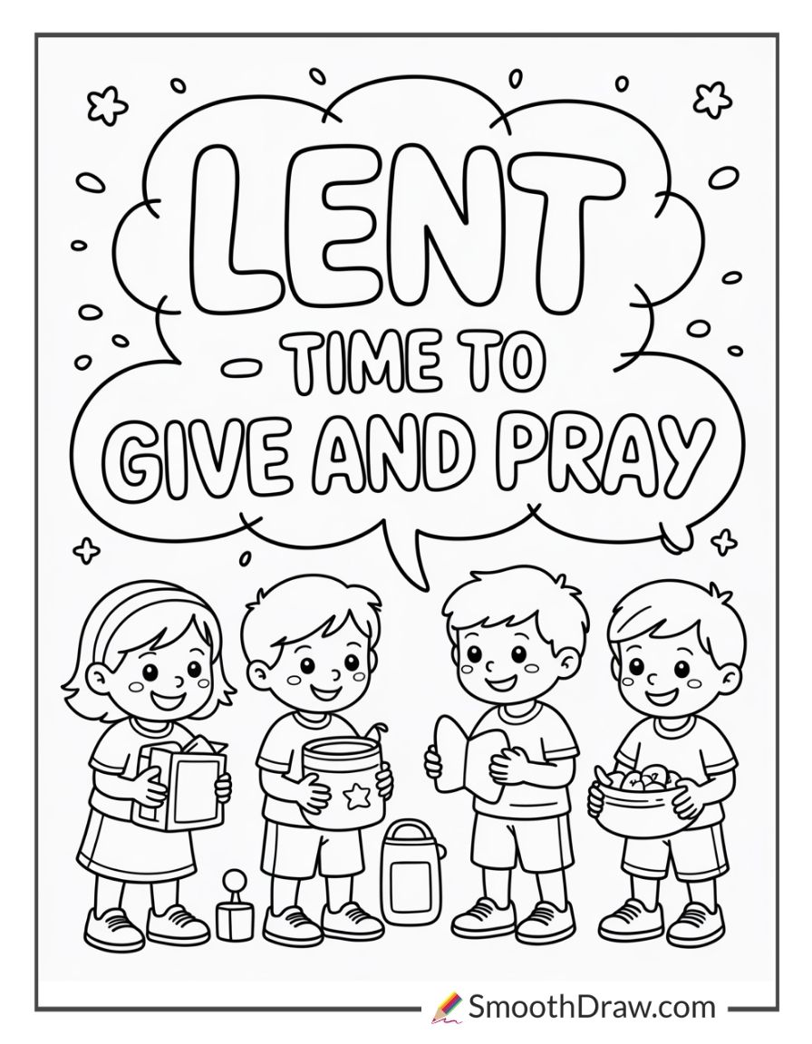 Sunday School Lent Coloring Pages