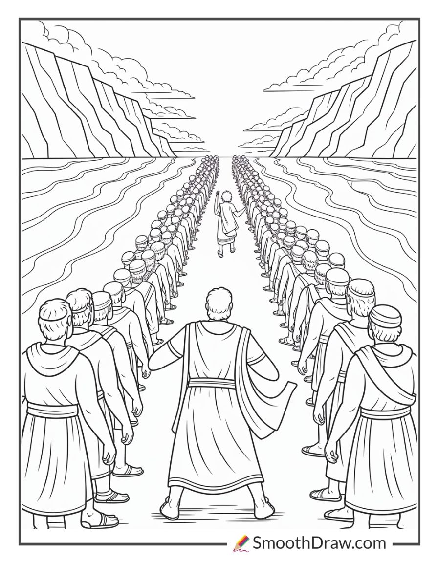 Sunday School Moses Coloring Pages