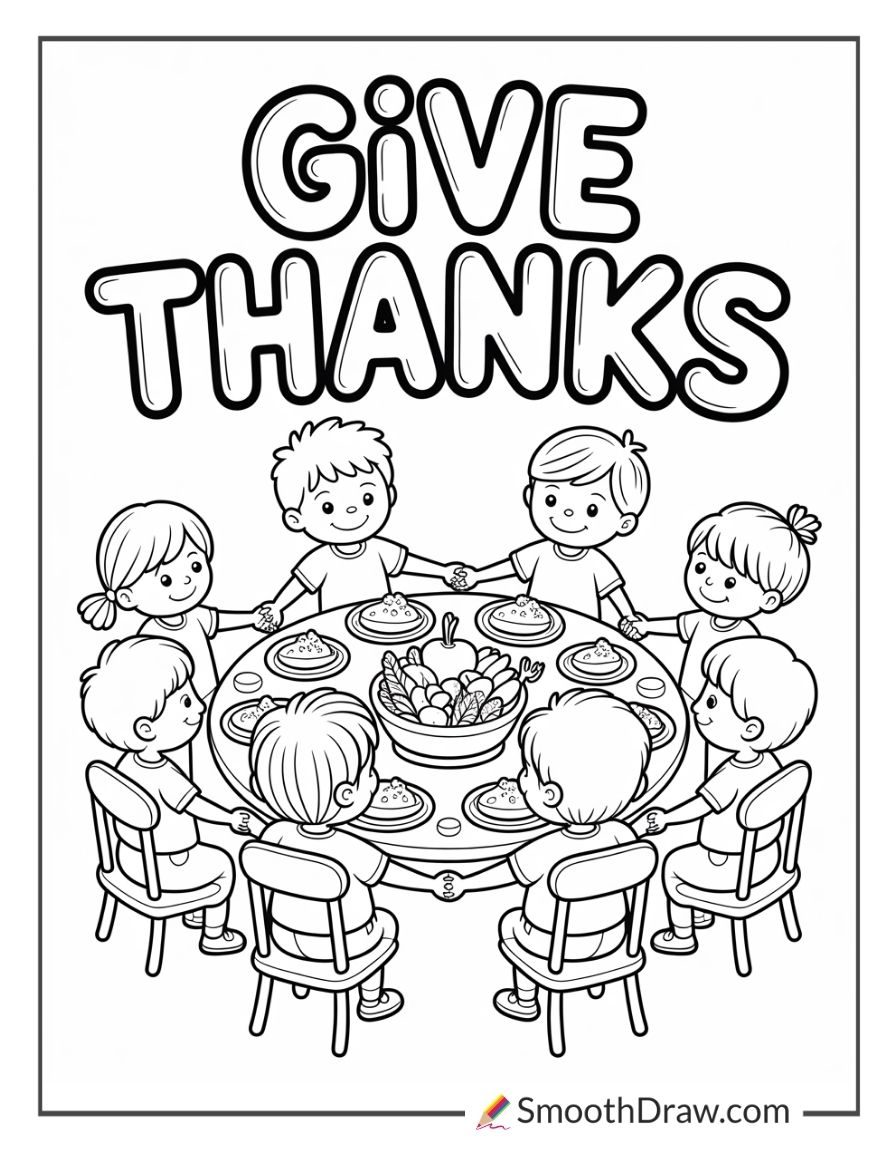 Sunday School Thanksgiving Coloring Pages