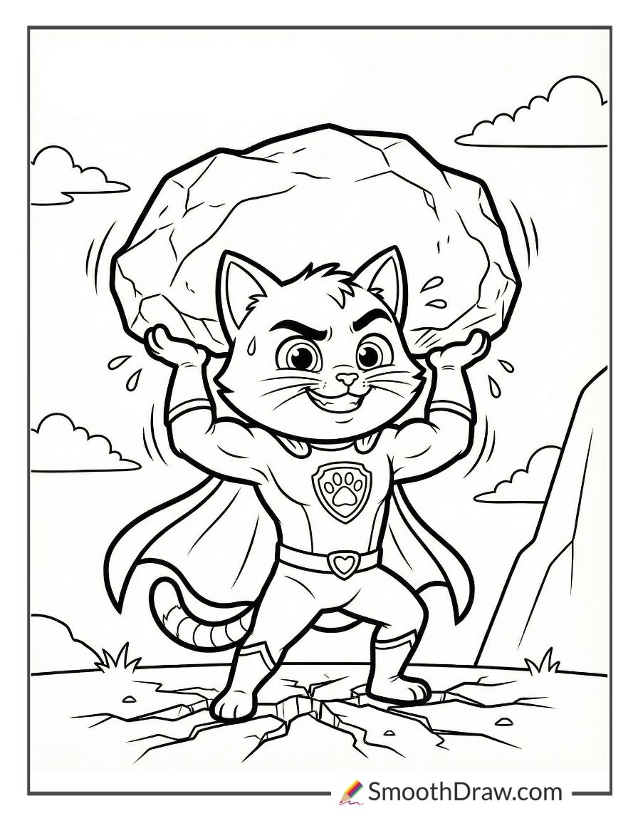 Super Kitties Coloring Pages Buddy