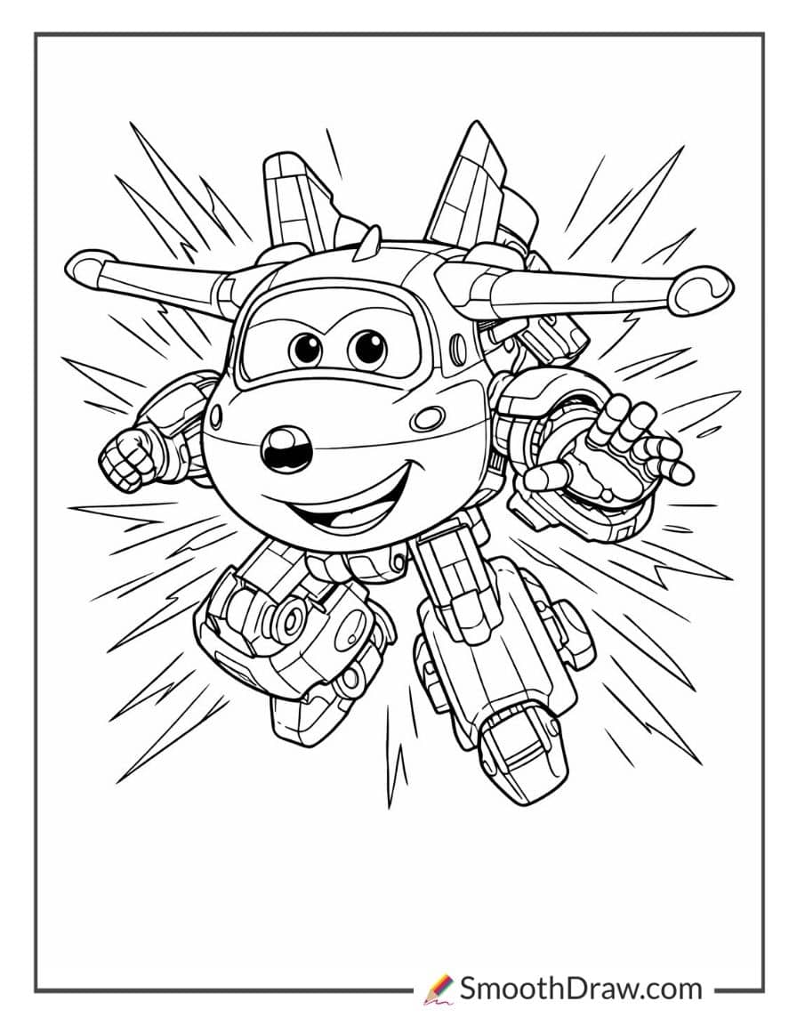 Super Wings Coloring Pages