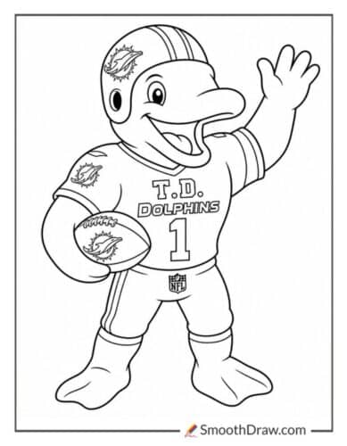 T D The Mascot Waving
