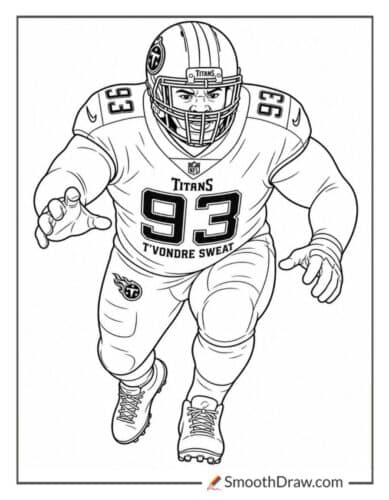 T Vondre Sweat Charging Forward