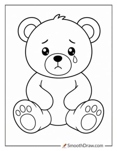 Teddy Bear With A Tear