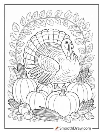 thanksgiving coloring pages