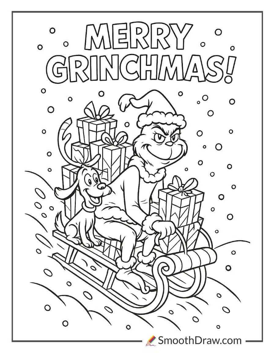 The Grinch Coloring Pages