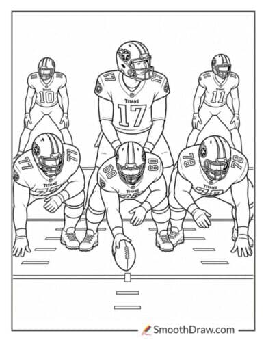 Titans Quarterback Under Center