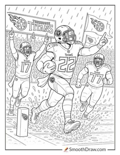 Titans Rainy Day Touchdown